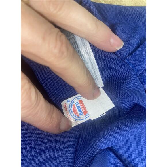 Vintage 70s A Line Midi Periwinkle Blue POLYESTER Skirt Size Large 30” Waist - Picture 7 of 7